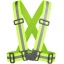 Reflective belt high visibility vest with elastic straps for safety running cycling and sports