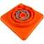 Traffic cone with signaling reflector and 32 cm folding beacon