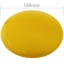 Yellow round ceramic road reflector 10cm