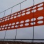 Orange fencing h=200mm, 50 m