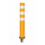 Flex pole cone Ø80 H=650 - orange - tape white