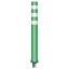 Flex pole cone Ø80 H=800 - green - tape white