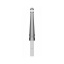Flex pole cone Ø130 conical H=800 grey, removable