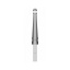 Flex pole cone Ø130 conical H=800 grey, removable