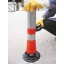 Flexible post, orange Ø80 H450mm , removable