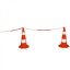 Traffic cone with hole for chain or barrier tape H520mm