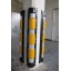 Plastic corner protection with reflective RA2 stickers