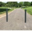 Ornamental bollard with hemispherical head Ø102mm