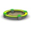 Circular Concrete Sandbox - ∅ 270 cm, Freestanding