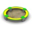 Circular Concrete Sandbox - ∅ 270 cm, Freestanding