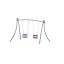 Futura Double Swing Set with Baby Seat