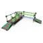 SkySet Jungle Double Rope & Slalom Bridge