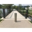 Stainless steel bollard with base plate Ø204mm