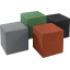 3D Rubber Cube 400x400x400 (SBR)