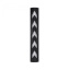 Column protector PVC black white with reflective