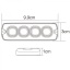 Pindvilkur 4xLED, 12-24V, kollane