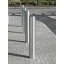 Stainless steel bollard Ø110 H1000mm with the foundation