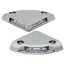 Warning light for rear lifting silver Warning light for rear lifting silver